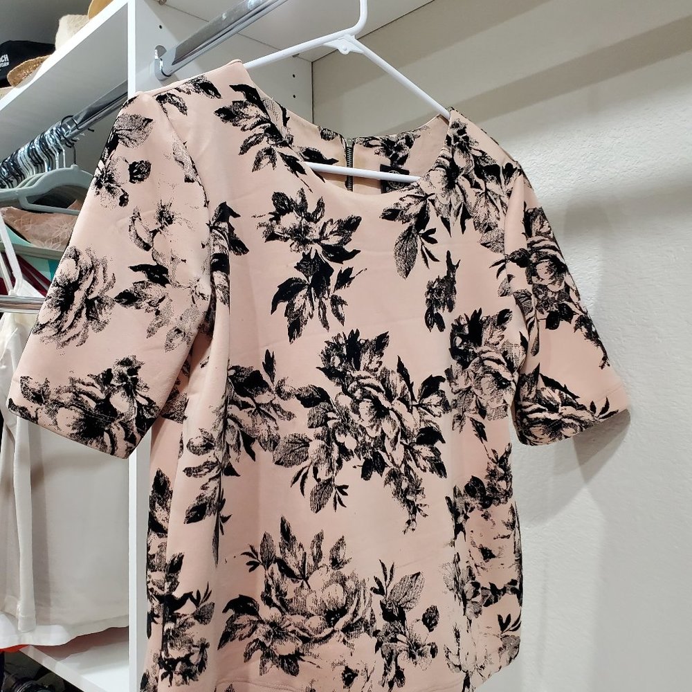 Blouse Etched With Velvet